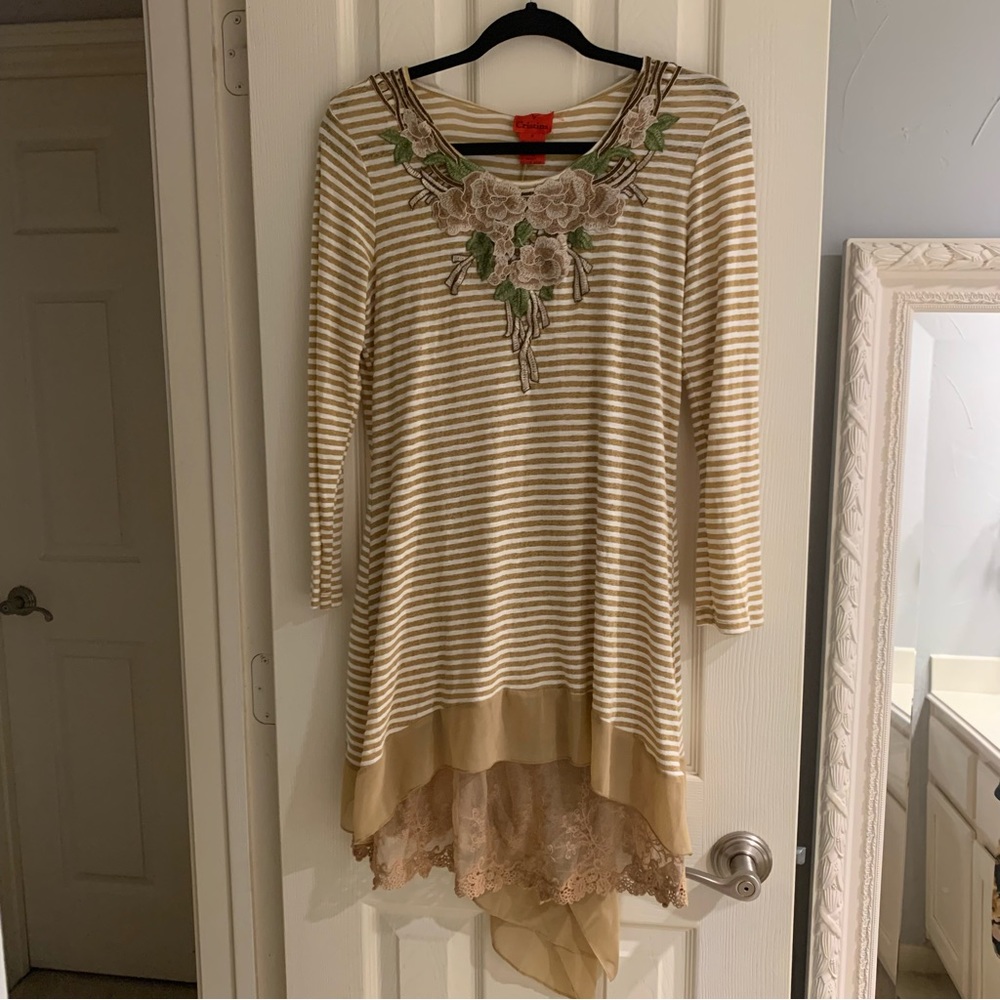 V Cristina Stein Mart Women’s Striped Tunic